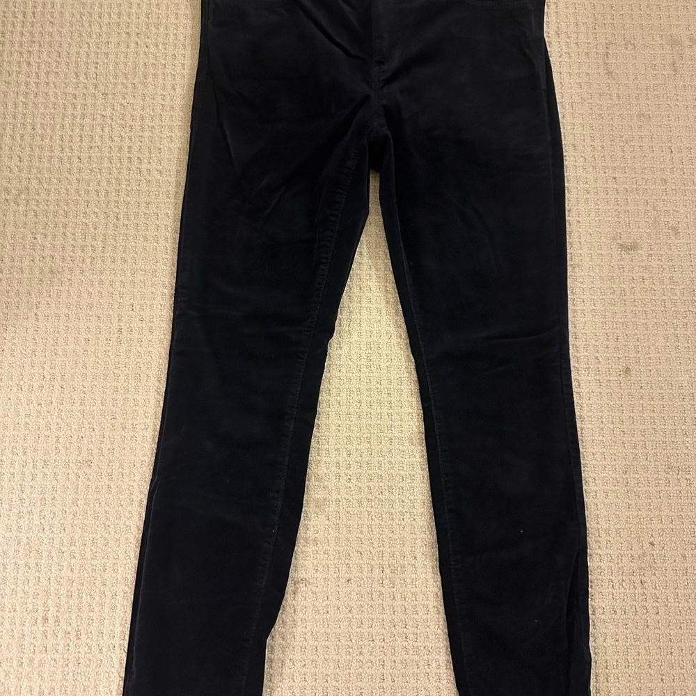 LOFT navy modern skinny corduroy pants